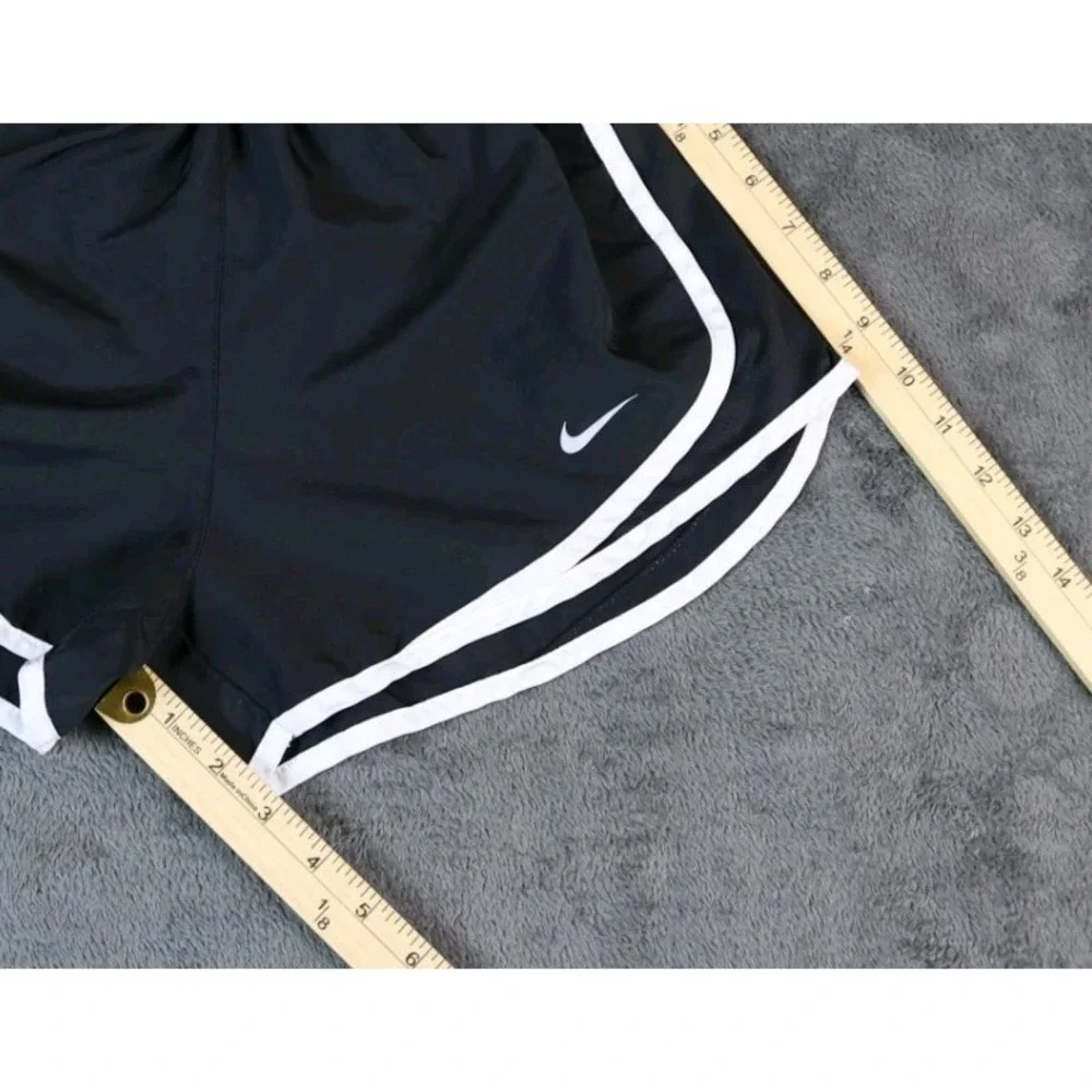 Nike Dri-FIT Black White Trim Running Shorts Women's Small S Gym‎ Athletic